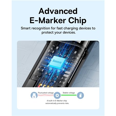 Baseus Tungsten Gold cavo ricar. cavo dati tipo C 240W 3m