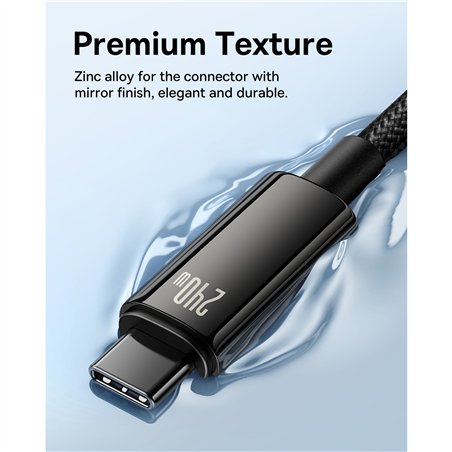 Baseus Tungsten Gold cavo ricar. cavo dati tipo C 240W 3m