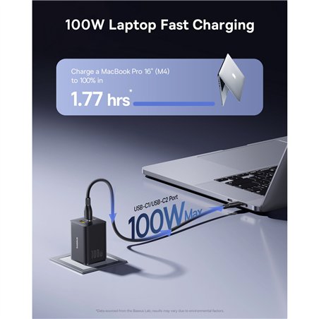 Baseus EnerFill FE11 100W EU Schwarz