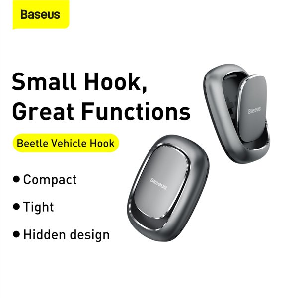 Baseus Beetle Hanger Dark Grey