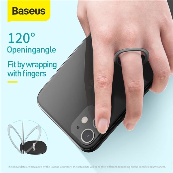 Baseus Invisible Phone Ringhalter, Grau
