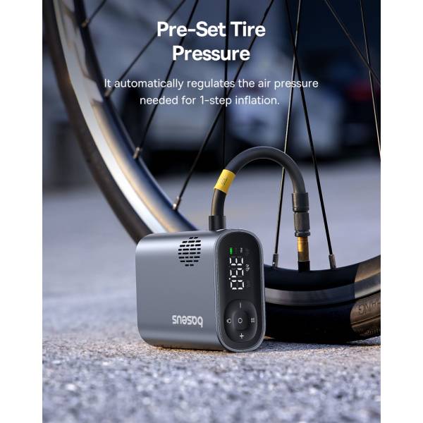 Baseus PrimeTrip Series Bike Pump Cosmic Black