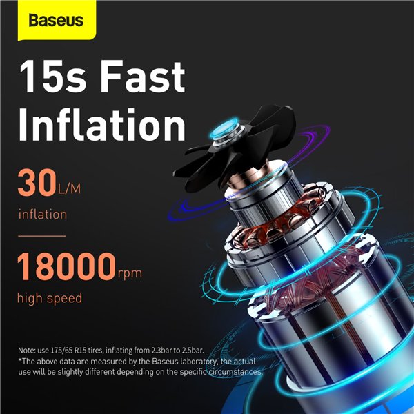 Baseus Mini Car Air Compressor black