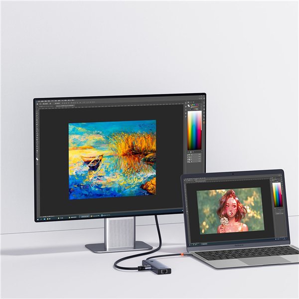 Baseus UltraJoy Series 7 Port HUB Docking Station, tipo C