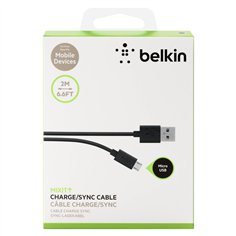 Belkin USB A/B cavo 2 m nero 2