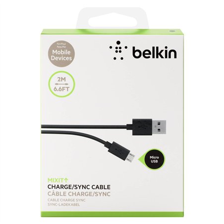 Belkin USB A/B cavo 2 m nero