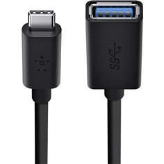 Belkin USB 3.0 Buchse 5GBit/s USB-C su USB-A 14 cm nero