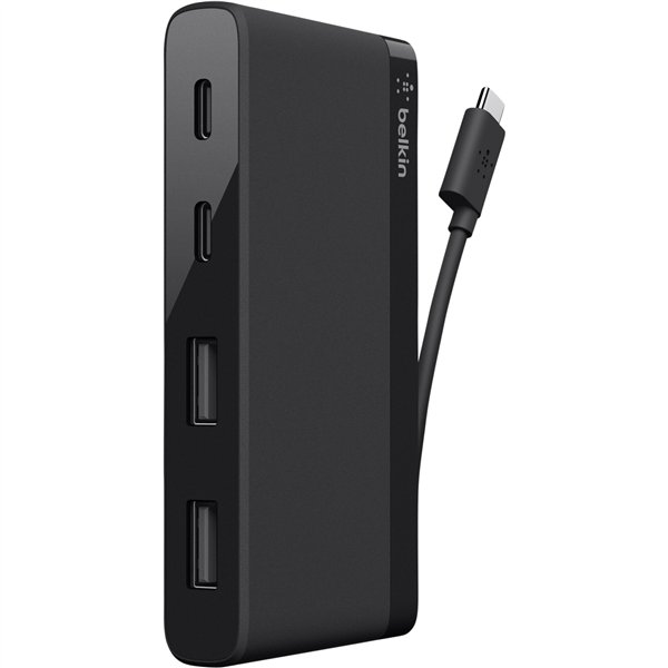 Belkin Travel Hub USB-C 4-Port nero                 F4U090btBLK