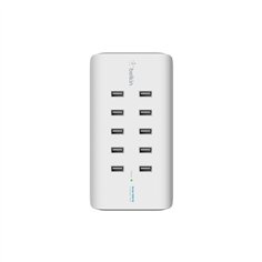 Belkin Rockstar 10 Port caricab. 120W,2,4A a.port, bian. B2B139vf 2