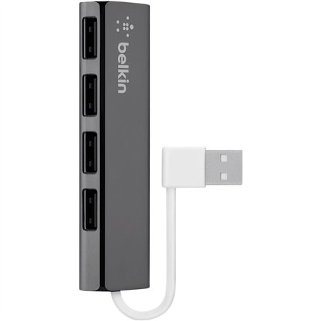 Belkin adatt. ultrasott. 4 porte Travel-Hub passiv nero F4U042BT