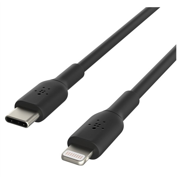 Belkin cavo Lightning/USB-C 1m PVC, cert. mfi, nero