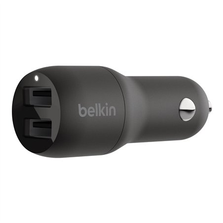 Belkin USB-A caricatore per auto 24W, nero CCB001btBK
