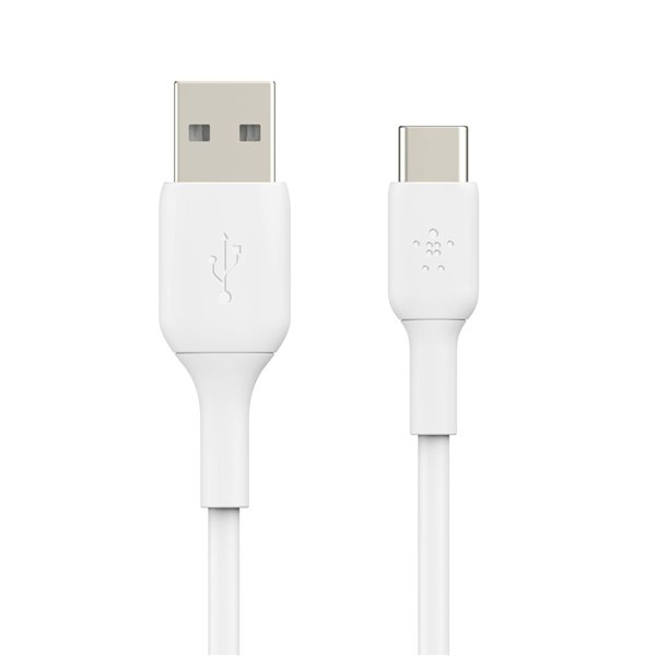 Belkin USB-C/USB-A cavo 1m PVC, bian. CAB001bt1MWH