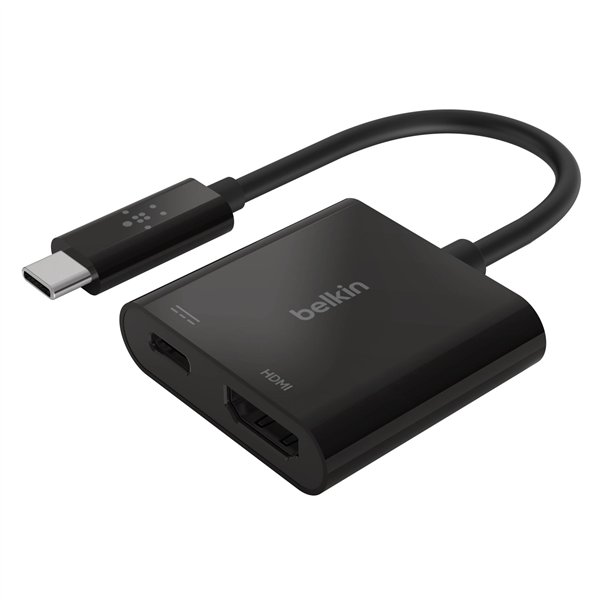 Belkin USB-C su HDMI adatt. 60W PD, nero AVC002btBK