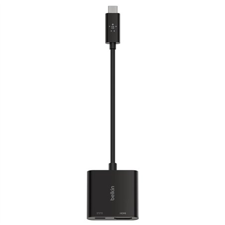 Belkin USB-C su HDMI adatt. 60W PD, nero AVC002btBK