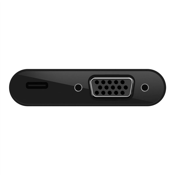 Belkin USB-C a adattatore VGA 60W PD, nero AVC001btBK