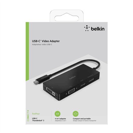 Belkin USB-C su HDMI / VGA / DisplayPort adatt.   AVC003btBK
