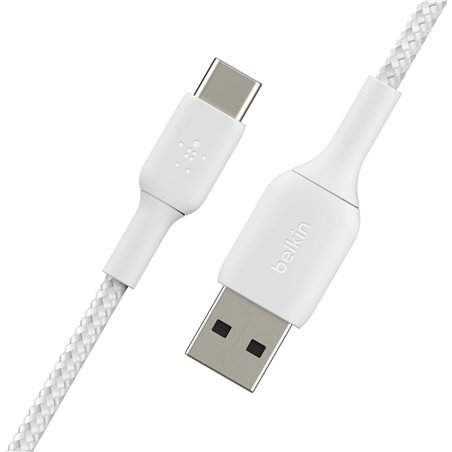 Belkin USB-C/USB-A cavo 1m rivestito bian. CAB002bt1MWH