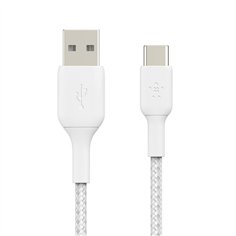 Belkin USB-C/USB-A cavo 3m rivestito bian. CAB002bt3MWH 2
