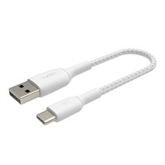 Belkin USB-C/USB-A cavo 15cm rivestito bian. CAB002bt0MWH