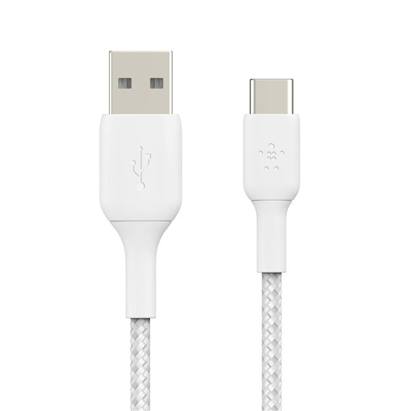 Belkin USB-C/USB-A cavo 15cm rivestito bian. CAB002bt0MWH