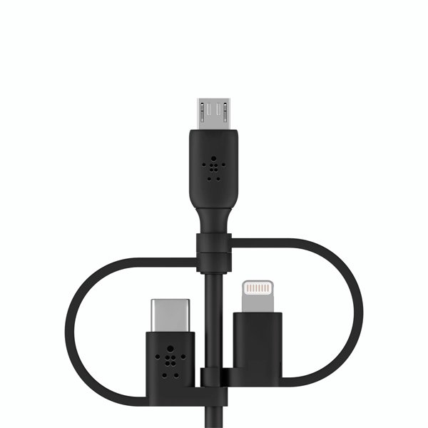 Belkin BOOST cavo ricarica univ. 1,2m Lightn./Micro/USB-C - USB-A