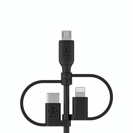 Belkin BOOST cavo ricarica univ. 1,2m Lightn./Micro/USB-C - USB-A