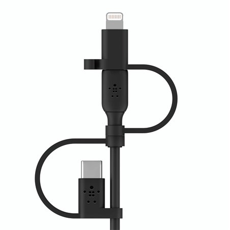 Belkin BOOST cavo ricarica univ. 1,2m Lightn./Micro/USB-C - USB-A