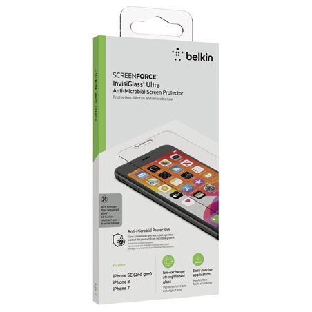 Belkin ScreenForce InvisiGl.Ult. an.iPhone6/6s/7/8/SE F8W883zz-AM