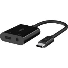 Belkin RockStar 3,5mm adatt.ric. audio e USB-C nero  NPA004btBK 2