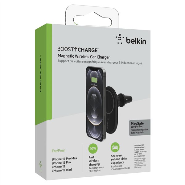 Belkin BOOST Charge supp.auto m. 10W funz. ric. senza caric.auto