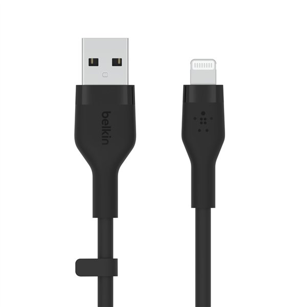 Belkin Flex Lightning/USB-A 1m mfi cert., nero CAA008bt1MBK