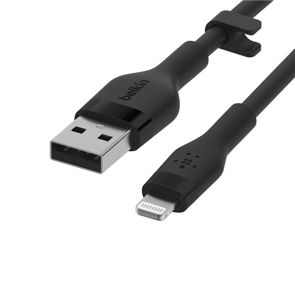 Belkin Flex Lightning/USB-A 1m mfi cert., nero CAA008bt1MBK