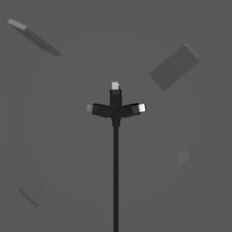 Belkin Flex Lightning/USB-A 1m mfi cert., nero CAA008bt1MBK