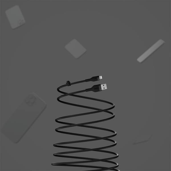 Belkin Flex Lightning/USB-A 1m mfi cert., nero CAA008bt1MBK