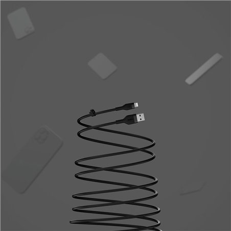 Belkin Flex Lightning/USB-A 1m mfi cert., nero CAA008bt1MBK