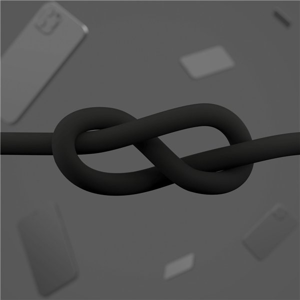 Belkin Flex Lightning/USB-A 1m mfi cert., nero CAA008bt1MBK