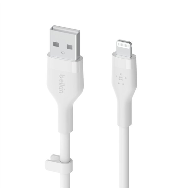 Belkin Flex Lightning/USB-A 2m mfi cert., bian. CAA008bt2MWH