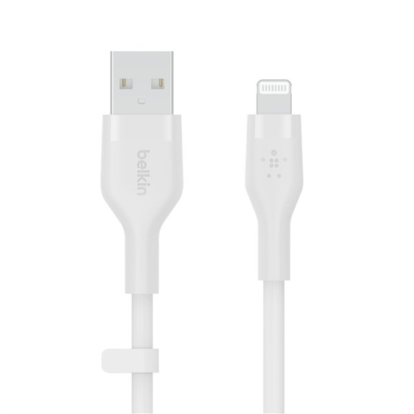 Belkin Flex Lightning/USB-A 2m mfi cert., bian. CAA008bt2MWH
