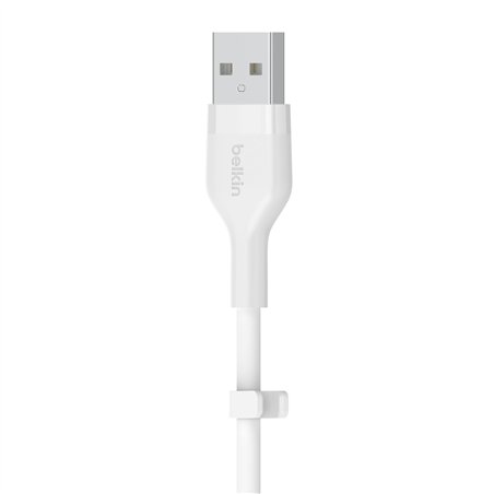 Belkin Flex Lightning/USB-A 2m mfi cert., bian. CAA008bt2MWH