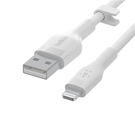 Belkin Flex Lightning/USB-A 2m mfi cert., bian. CAA008bt2MWH
