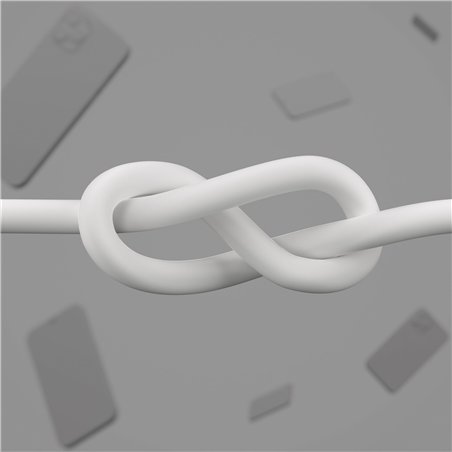 Belkin Flex Lightning/USB-A 2m mfi cert., bian. CAA008bt2MWH