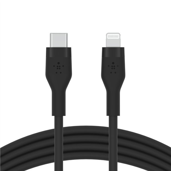 Belkin Flex Lightning/USB-C 15W 2m, mfi, 15W, nero CAA009bt2MBK