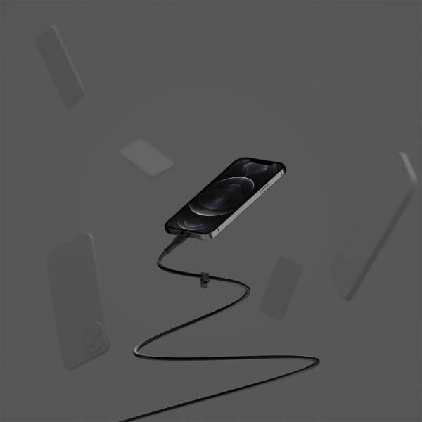 Belkin Flex Lightning/USB-C 15W 2m, mfi, 15W, nero CAA009bt2MBK