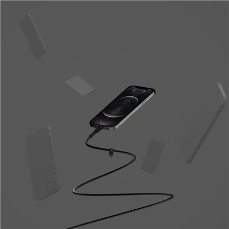Belkin Flex Lightning/USB-C 15W 2m, mfi, 15W, nero CAA009bt2MBK