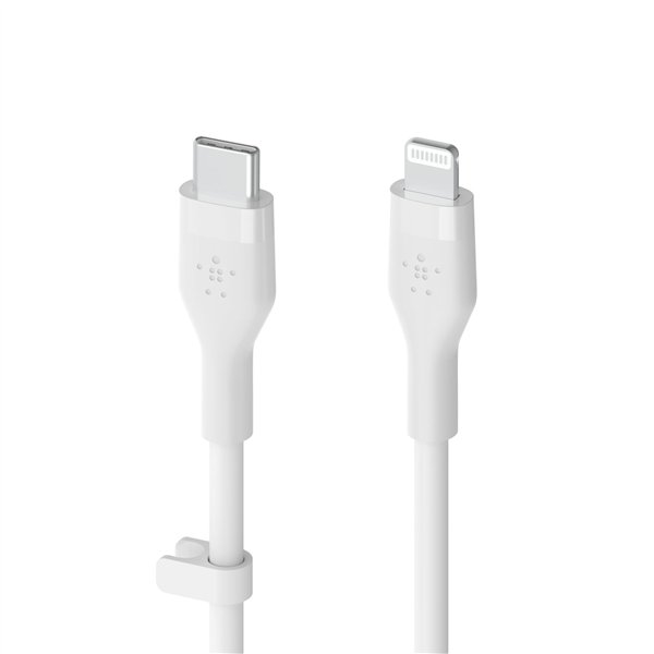 Belkin Flex Lightning/USB-C 15W 3m, mfi, 15W, bian. CAA009bt3MWH
