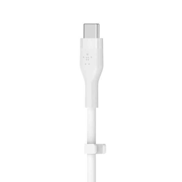 Belkin Flex Lightning/USB-C 15W 3m, mfi, 15W, bian. CAA009bt3MWH