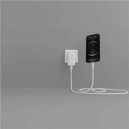 Belkin Flex Lightning/USB-C 15W 3m, mfi, 15W, bian. CAA009bt3MWH
