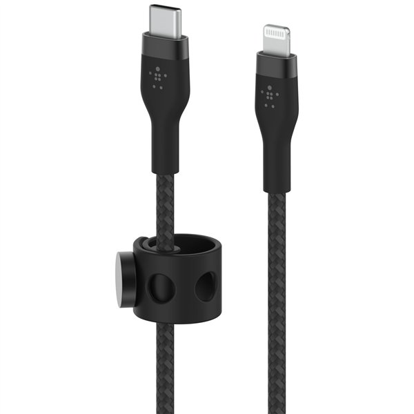 Belkin Flex Lightning/USB-C 15W 3m mfi.cert.nero CAA011bt3MBK