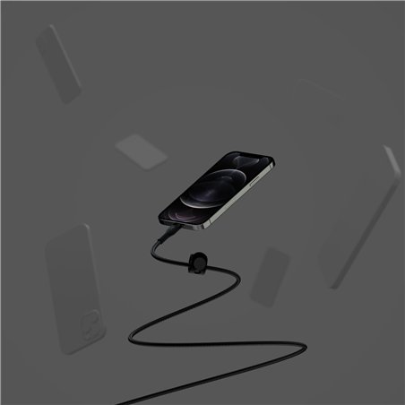 Belkin Flex Lightning/USB-C 15W 3m mfi.cert.nero CAA011bt3MBK